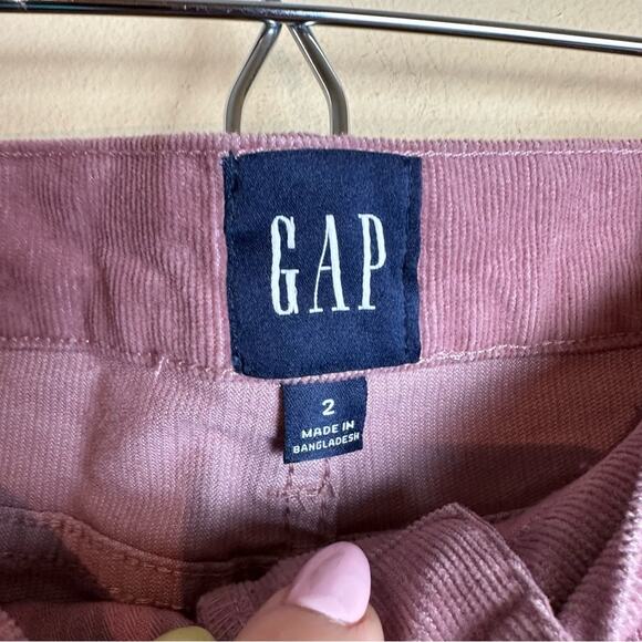 GAP Corduroy Shorts Mauve Nostalgia Rose Pink Cut-Off Frayed Hem Women’s Size 2 - Picture 8 of 15